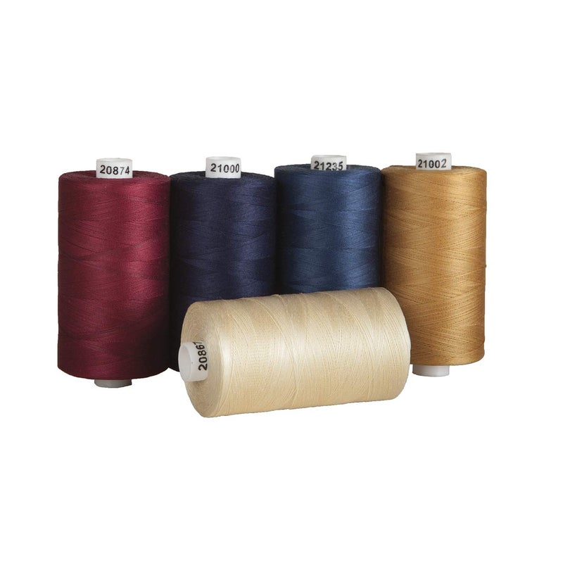 Connecting Threads 100% Cotton Thread Sets - 1200 Yard Spools (Set of 5 - Old Glory) - Image 2